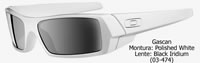 Oakley Gascan Polished White/Black Iridium (03-474)